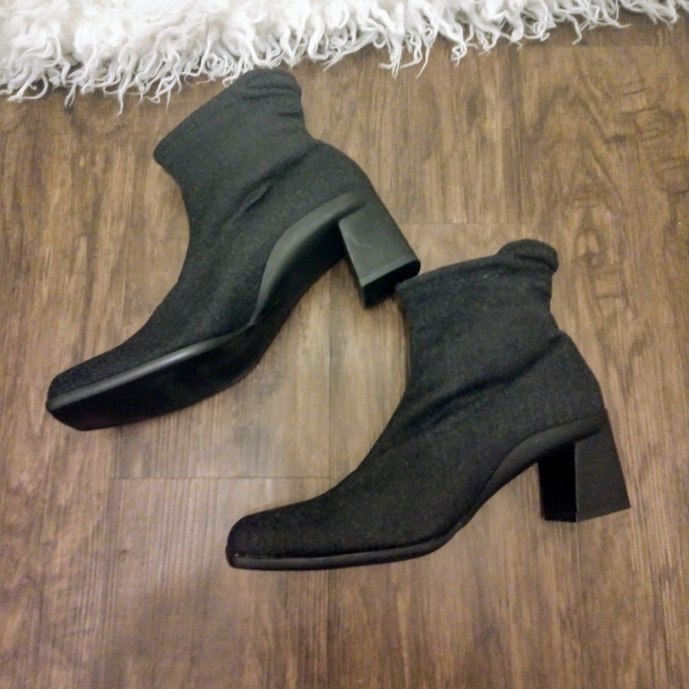 Chinese Laundry black ankle boots